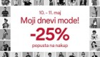 C&A akcija – 25 % na nakup do 11. 05.