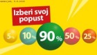 Merkur akcija Izberi svoj popust 05. 08.