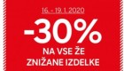 C&A akcija – 30 % na že znižano do 19. 1.