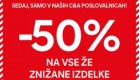 C&A akcija – 50 % na znižano do 2. 2.