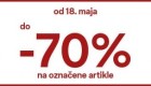 C & A akcija do – 70 % do 31. 5.