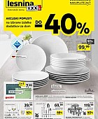Lesnina katalog XXXL popusti do -40% Lesnina katalog XXXL popusti do -40%