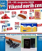 Eurospin vikend norih cen do 30.8. Eurospin vikend norih cen do 30.8.