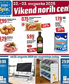 Eurospin vikend norih cen do 23.8. Eurospin vikend norih cen do 23.8.