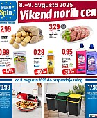 Eurospin vikend norih cen do 9.8. Eurospin vikend norih cen do 9.8.