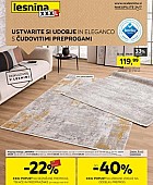 Lesnina katalog Ustvarite si udobje in eleganco s čudovitimi preprogami Lesnina katalog Ustvarite si udobje in eleganco s čudovitimi preprogami