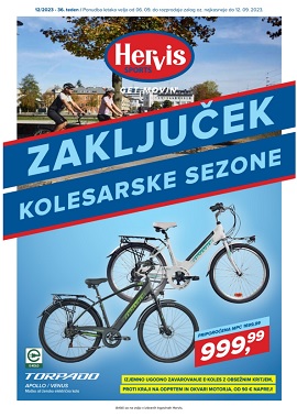 Hervis katalog Zaključek kolesarske sezone