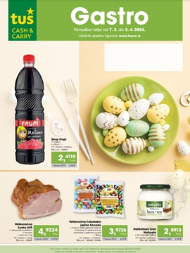 Tuš katalog Gastro marec