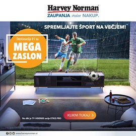 Harvey Norman katalog Spremljajte šport na večjem