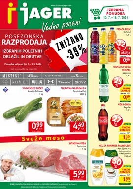 Jager katalog živila