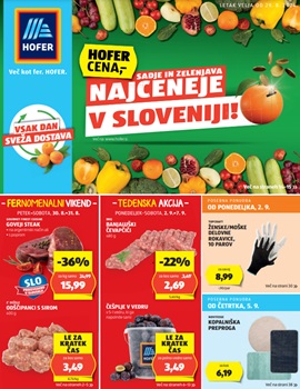 Hofer katalog od 29.8.