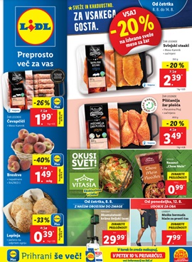 Lidl katalog živila do 14.8.