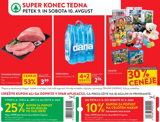 Spar in Interspar vikend akcija