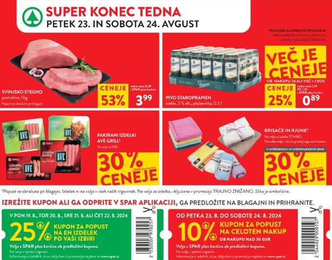 Spar in Interspar vikend akcija