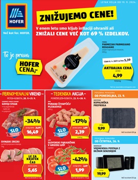 Hofer katalog od 19.9.