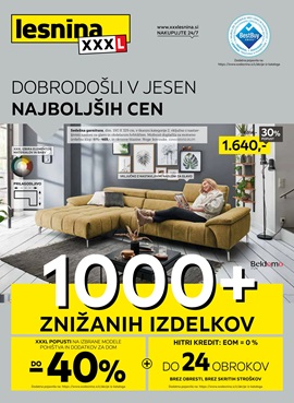 Lesnina katalog Jesen najboljših cen do 23.10.