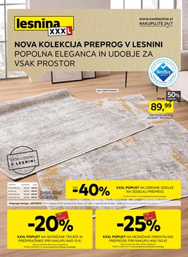 Lesnina katalog Nova kolekcija preprog