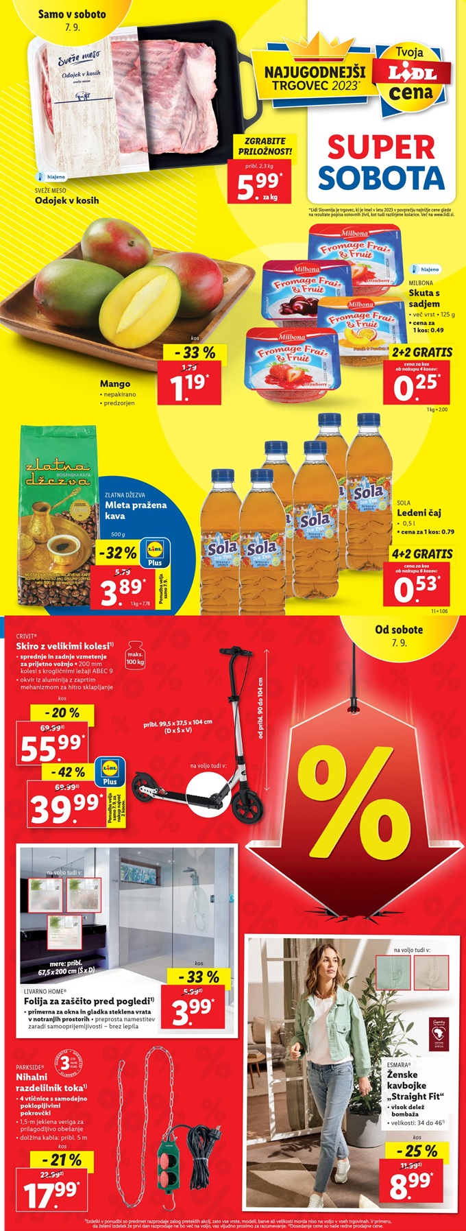 Lidl super sobota 7.9.