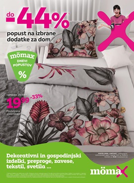 Momax katalog Do -44% na izbrane dodatke za dom do 15.9.