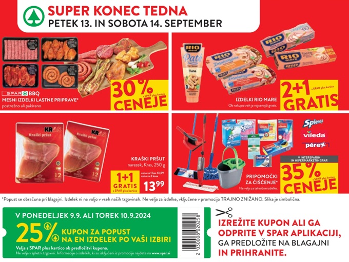 Spar in Interspar vikend akcija