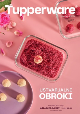 Tupperware katalog Ustvarjalni obroki