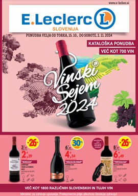 E Leclerc katalog Vinski sejem 2024