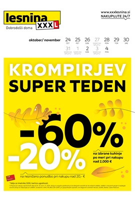 Lesnina katalog Krompirjev super teden