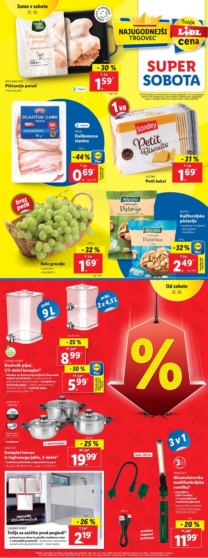 Lidl super sobota 12.10.