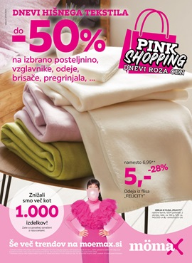 Momax katalog Do -50% na izbran hišni tekstil