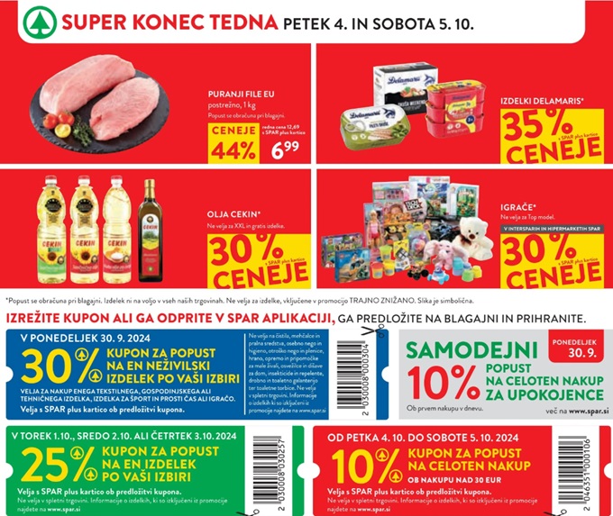 Spar in Interspar vikend akcija 