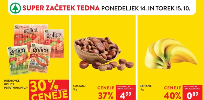 Spar in Interspar akcija za začetek tedna