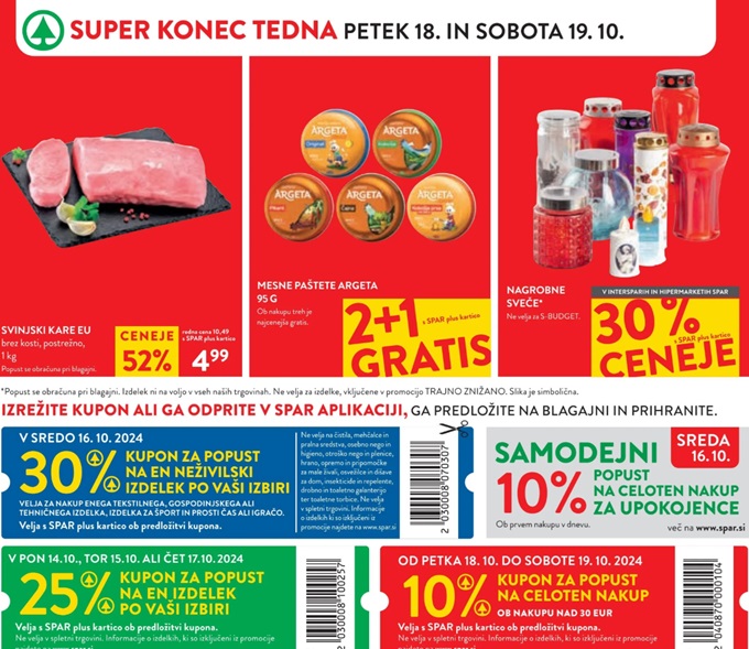 Spar in Interspar vikend akcija