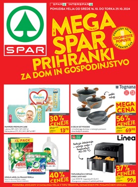 Spar in Interspar katalog Mega prihranki do 29.10.