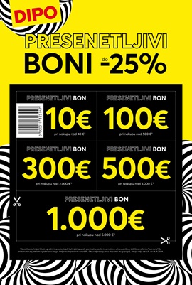 Dipo katalog Presenetljivi boni do 16.11.