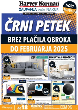 Harvey Norman katalog Črni petek