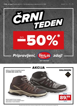 Hervis katalog Črni teden