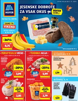 Hofer katalog od 7.11.