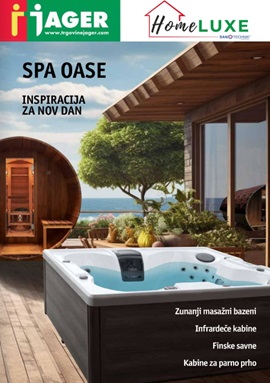 Jager katalog SPA, Savne in masažni bazeni