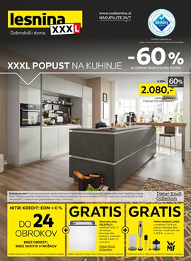 Lesnina katalog XXXL popust na kuhinje