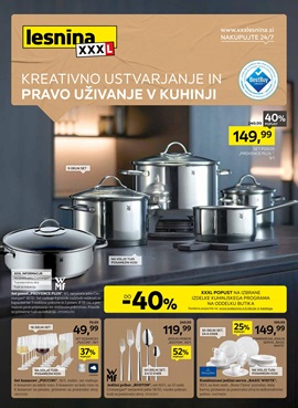 Lesnina katalog Kreativno ustvarjanje in pravo uživanje v kuhinji