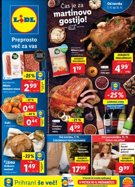 Lidl katalog živila do 13.11.