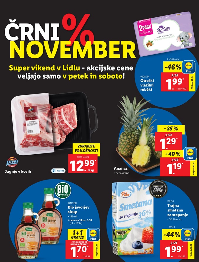 Lidl vikend akcija do 30.11.