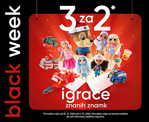 Pepco akcija Igrače 3 za 2 Black Week