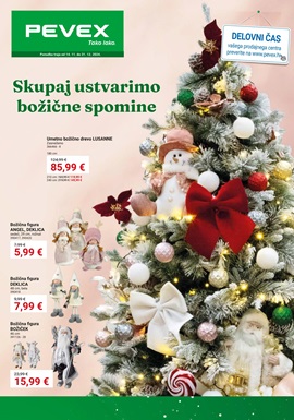 Pevex katalog Božične spomine