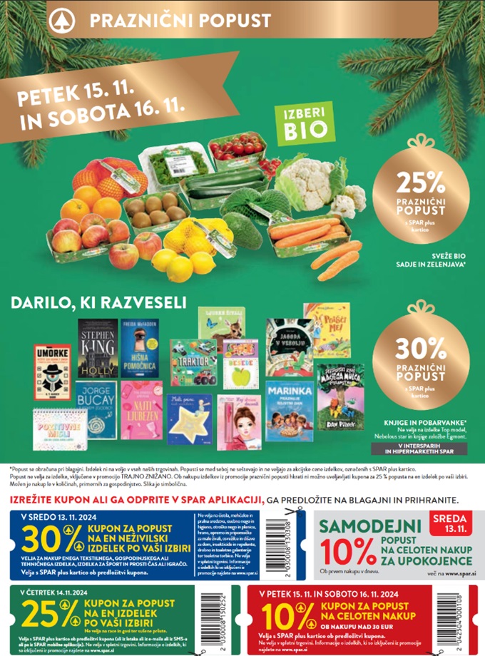 Spar in Interspar vikend akcija do 16.11.