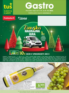 Tuš katalog Gastro do 4.12.