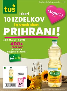 Tuš katalog Mojih 10 do 3.1.