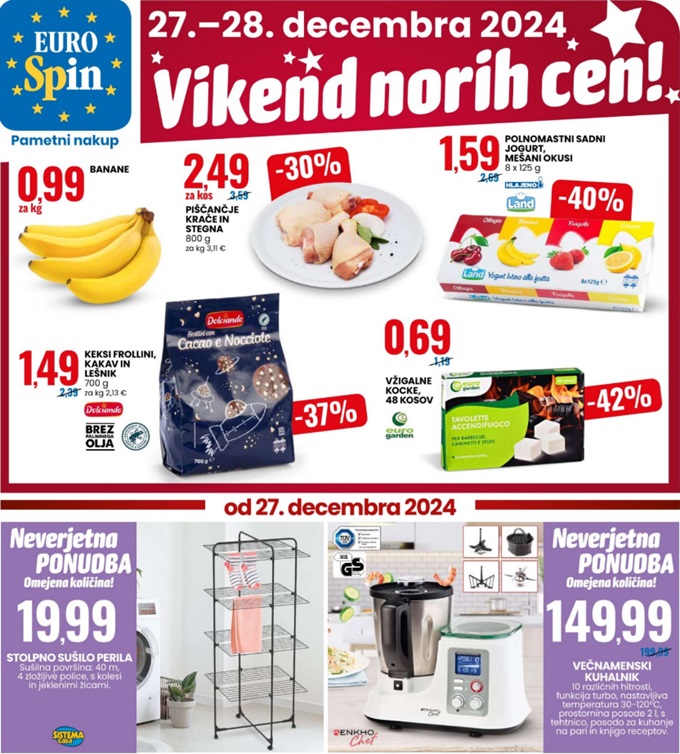 Eurospin vikend norih cen