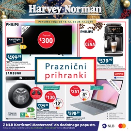 Harvey Norman katalog Praznični prihranki do 26.12.