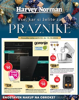 Harvey Norman katalog Prazniki tehnika do 15.12.